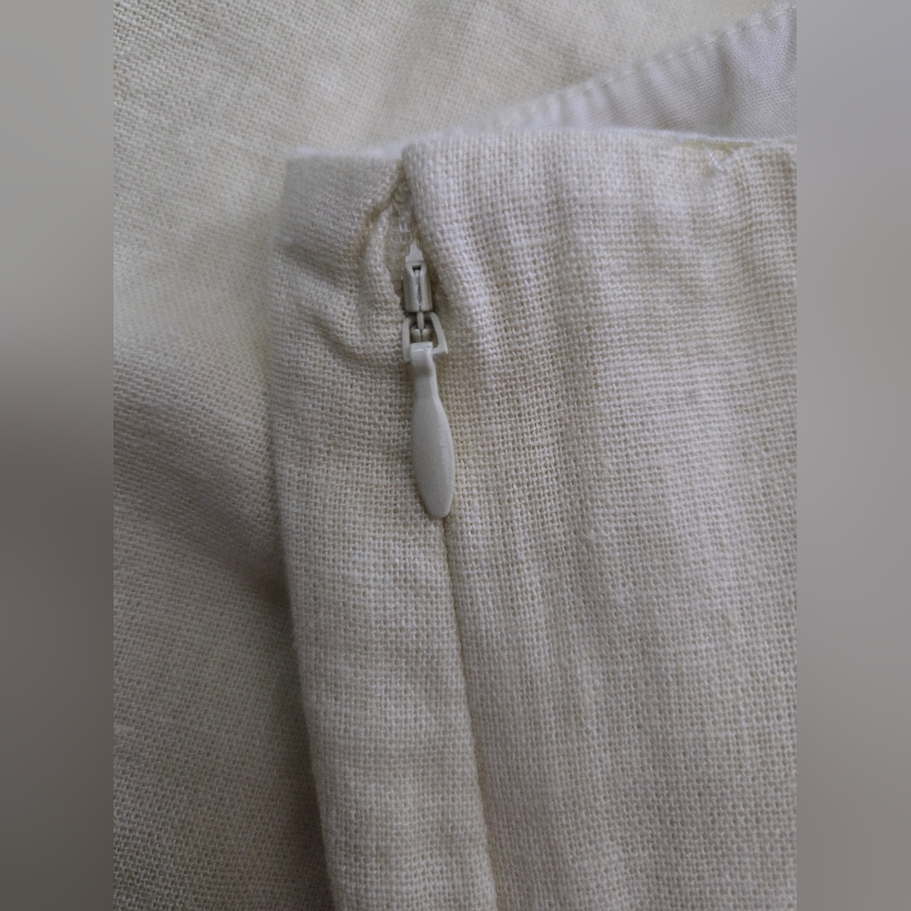 NWT - Banana Republic Linen Blend "Lime Fizz" Spaghetti Strap Midi Dress - Size - Picture 14 of 15